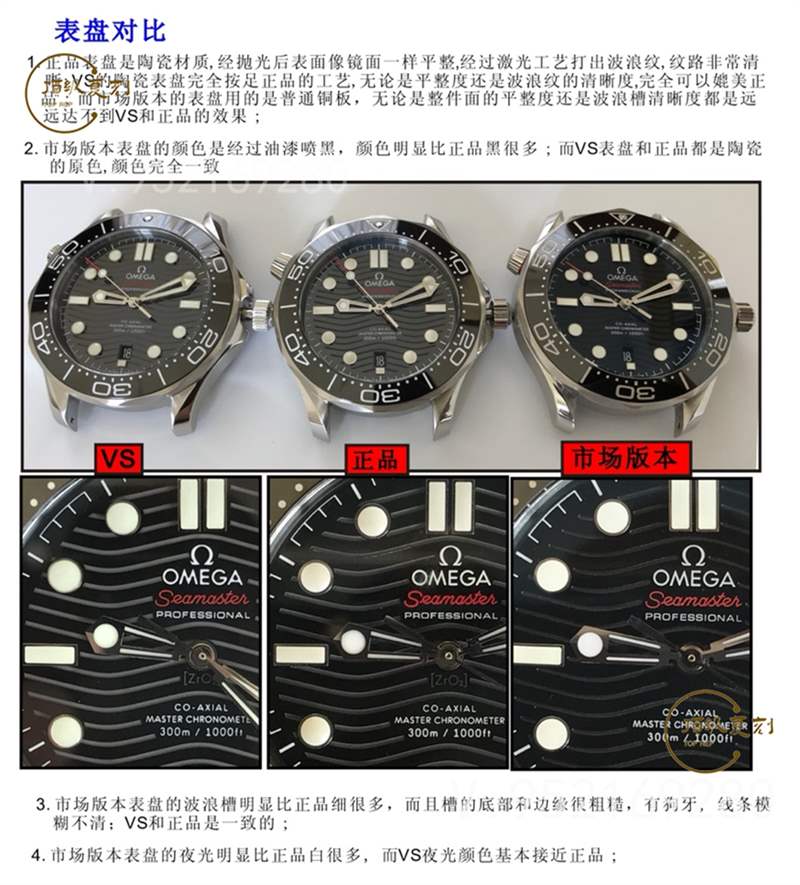 VS廠歐米茄海馬300v2版做工如何,對比正品和市場版本值得入手嗎-復(fù)刻表