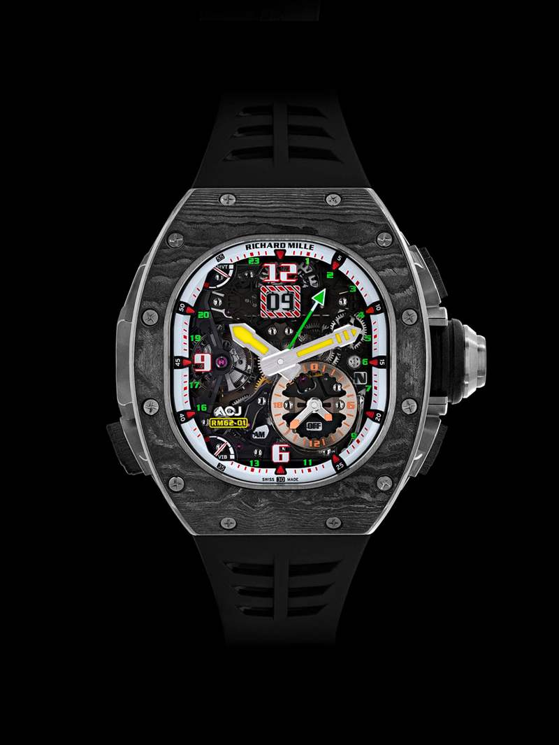 理查德米勒RM 62-01 振動報警陀飛輪空中客車公務(wù)機手表-復(fù)刻表