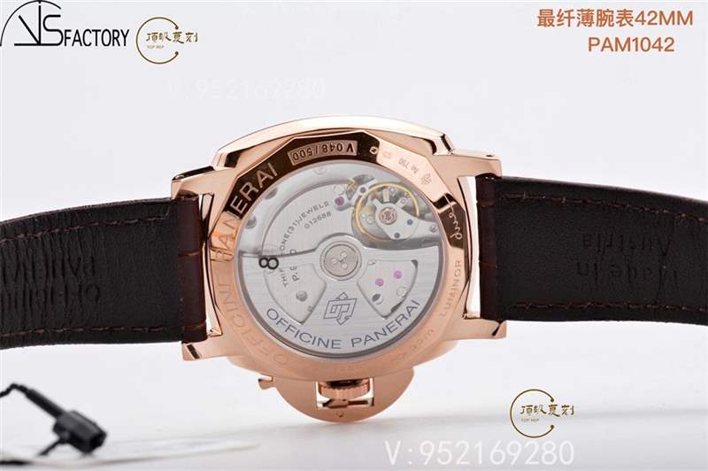 VS廠沛納海pam1042紅金腕表做工怎么樣,值得入手嗎-復刻表