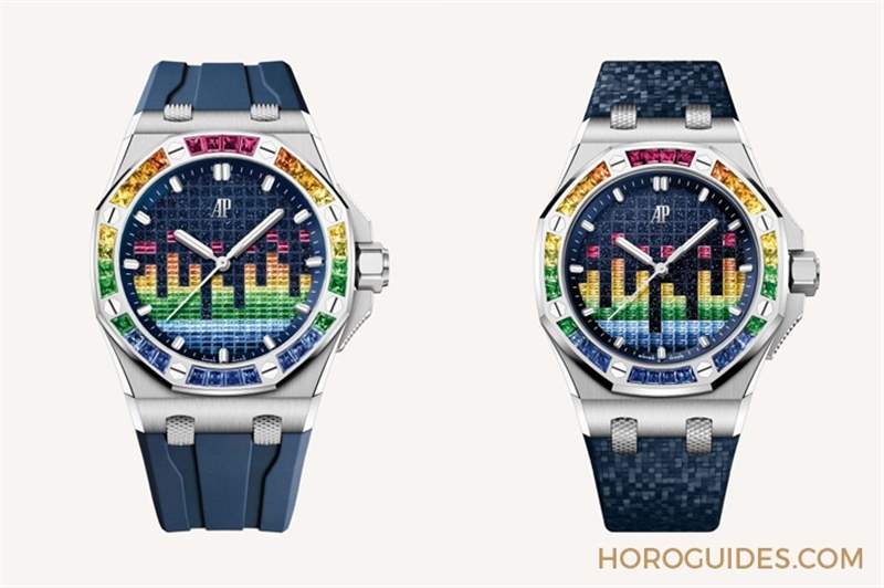 這不是P圖！在經(jīng)典格紋上大做音樂，愛彼皇家橡樹離岸型音樂特別版-復(fù)刻表