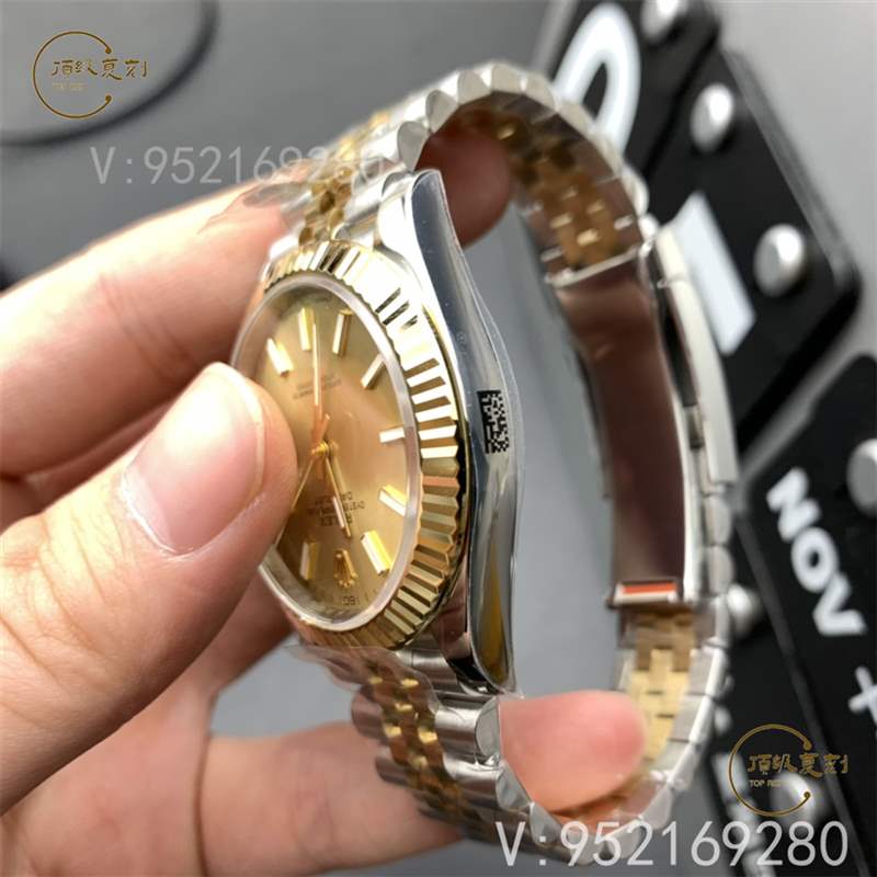AR廠勞力士日志41mm間金款復刻表做工怎么樣-復刻表