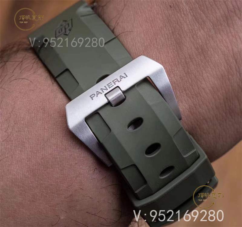 VS廠沛納海pam1055綠?；陱?fù)刻做工怎么樣,別具一格的軍綠色-復(fù)刻表