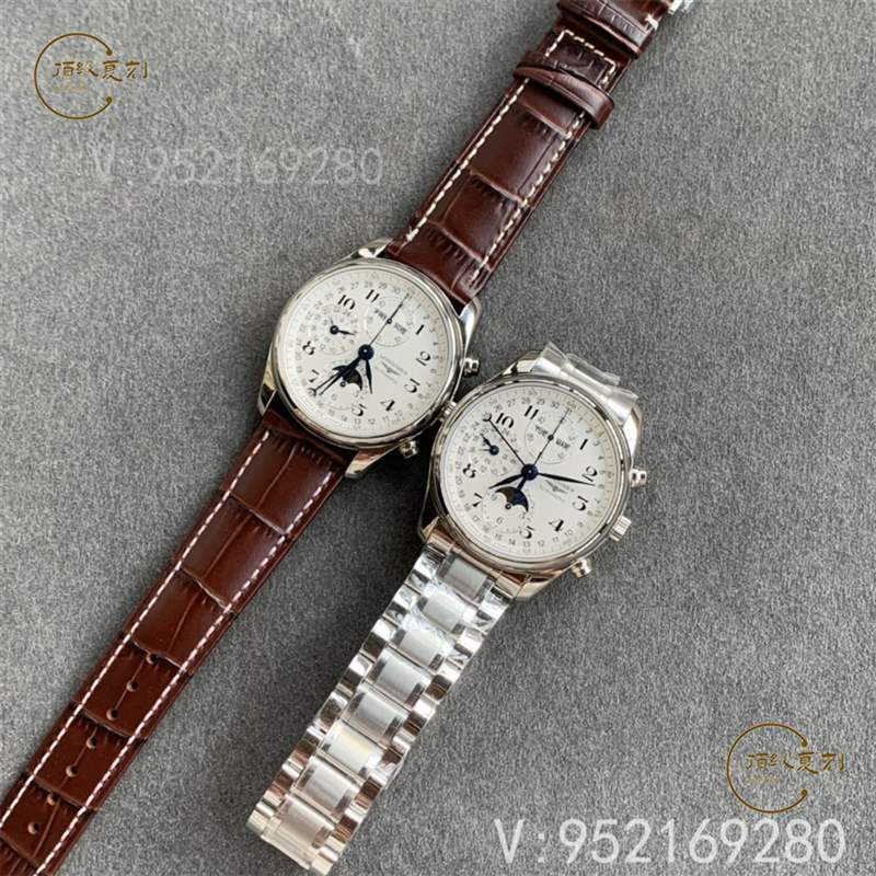 3M廠浪琴名匠月相八針復(fù)刻表對(duì)比tw廠、gs廠、jf廠那個(gè)好-復(fù)刻表