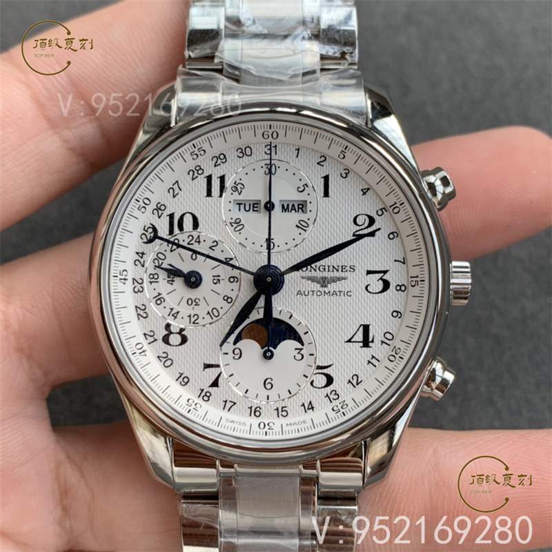 3M廠浪琴名匠月相八針復(fù)刻表對(duì)比tw廠、gs廠、jf廠那個(gè)好-復(fù)刻表