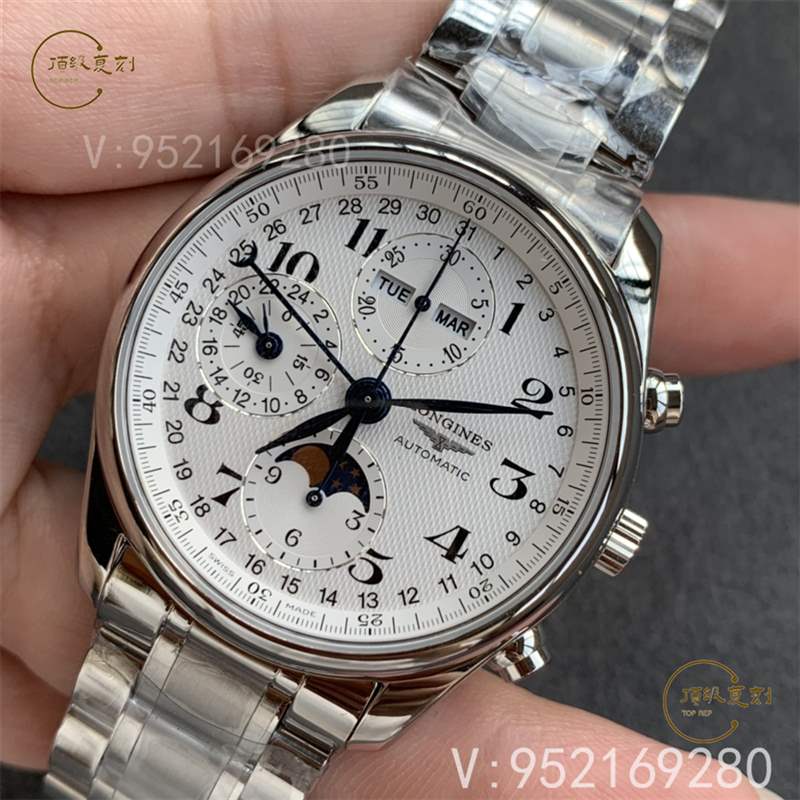 3M廠浪琴名匠月相八針復(fù)刻表對(duì)比tw廠、gs廠、jf廠那個(gè)好-復(fù)刻表