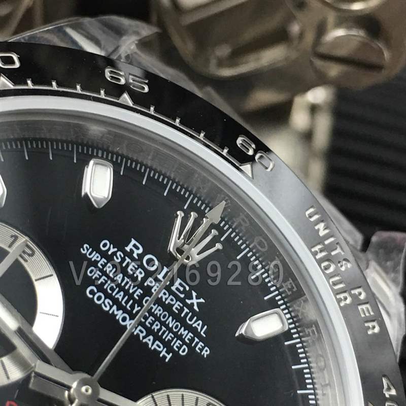 N廠迪通拿V3版「4130機芯」黑鋼迪116500LN陶瓷圈黑面表盤-復刻表