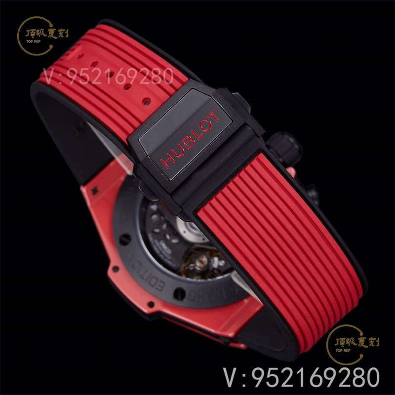 彩色陶瓷工藝展現(xiàn)-BBF廠宇舶恒寶big bang大爆炸法拉利紅色復刻表-復刻表