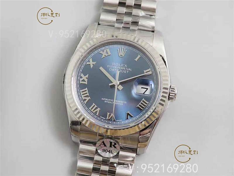 AR廠勞力士v3版日志36mm羅馬數(shù)字盤質(zhì)量如何，對(duì)比正品怎么樣-復(fù)刻表