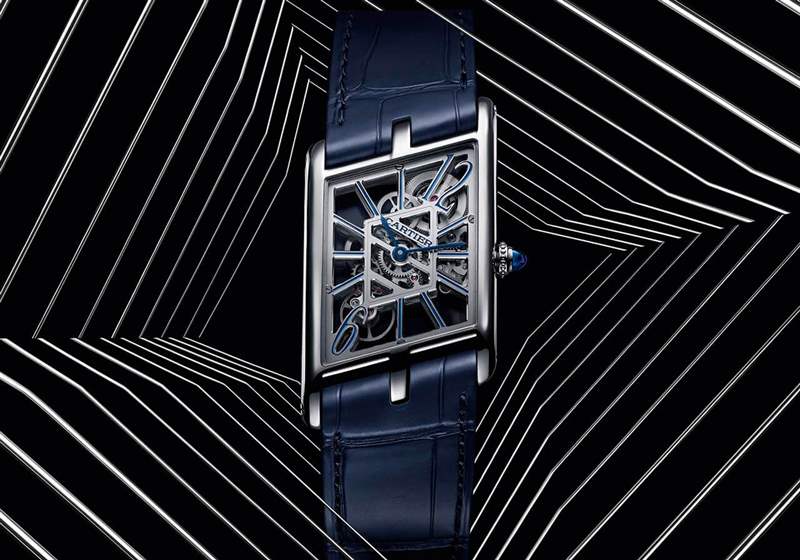 卡地亞坦克Asymétrique 2020系列斜四方菱形奇怪設(shè)計的手表WGTA0042-復(fù)刻表