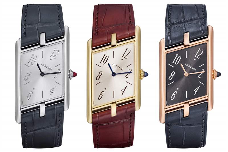 卡地亞坦克Asymétrique 2020系列斜四方菱形奇怪設(shè)計的手表WGTA0042-復(fù)刻表