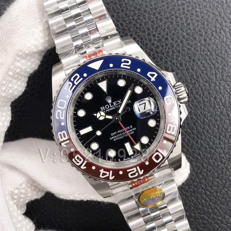 N廠勞力士格林尼治紅藍圈3235機芯視頻評測-復(fù)刻表