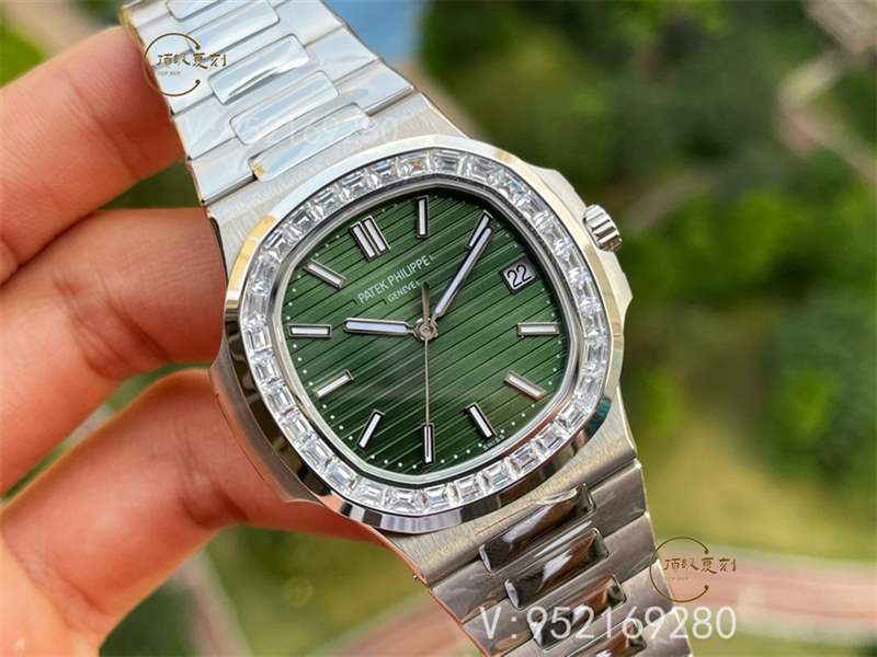 3K廠鸚鵡螺-3K廠百達(dá)翡麗鸚鵡螺綠盤T鉆圈1300A復(fù)刻做工怎么樣-復(fù)刻表