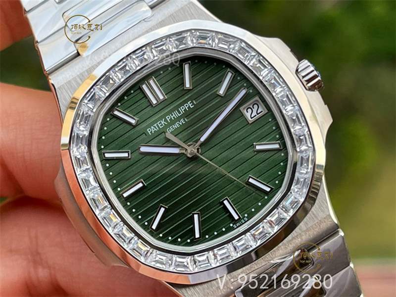 3K廠鸚鵡螺-3K廠百達(dá)翡麗鸚鵡螺綠盤T鉆圈1300A復(fù)刻做工怎么樣-復(fù)刻表