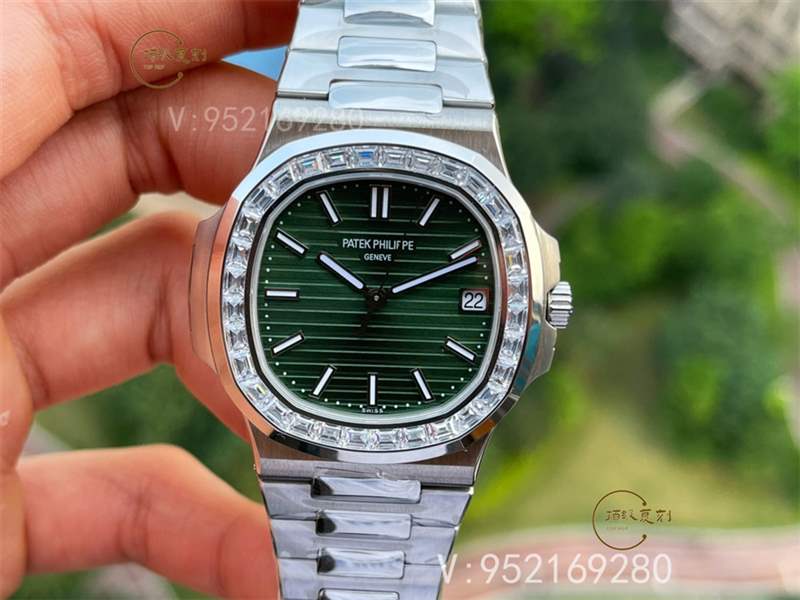 3K廠鸚鵡螺-3K廠百達(dá)翡麗鸚鵡螺綠盤T鉆圈1300A復(fù)刻做工怎么樣-復(fù)刻表