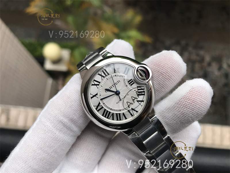 V6廠藍氣球-V6廠卡地亞藍氣球33mm機械女表復刻做工怎么樣-復刻表