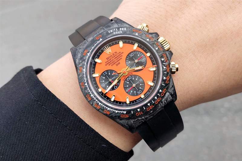 TW廠復刻勞力士DIW碳纖維改裝版迪通拿復刻表評測-復刻表