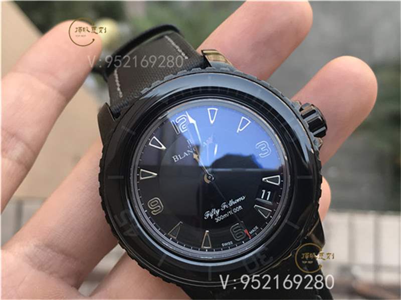 ZF廠寶珀五十噚黑武士5015-11C30-52復刻表做工怎么樣-復刻表