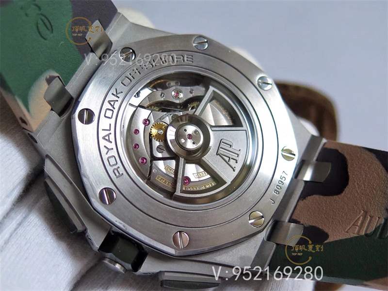 JF廠AP愛彼26400迷彩色皇家橡樹離岸型計時復(fù)刻表做工怎么樣-復(fù)刻表