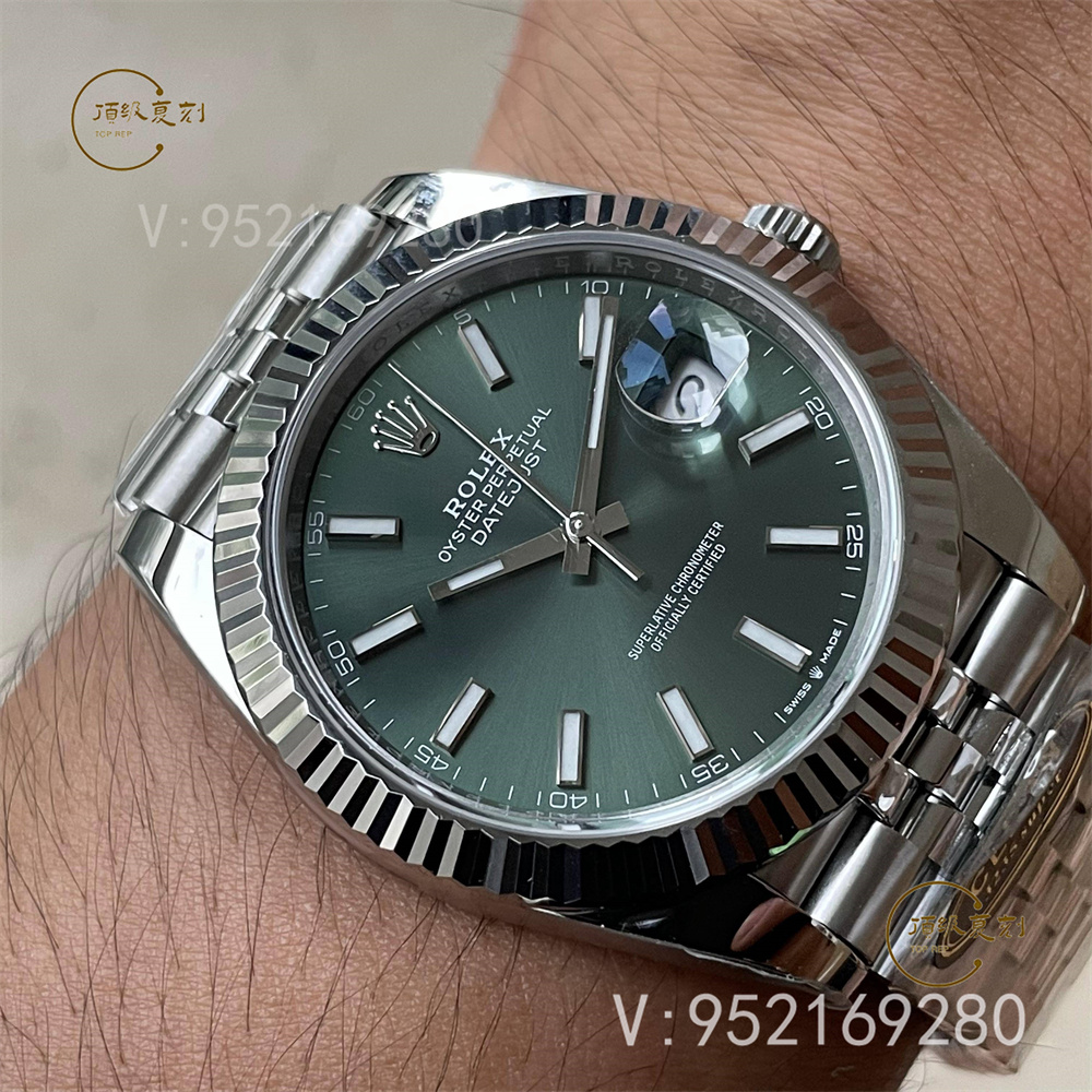 Clean廠C廠薄荷綠日志41mm對(duì)比正品怎么樣,C廠薄荷綠日志真假對(duì)比評(píng)測(cè)-復(fù)刻表