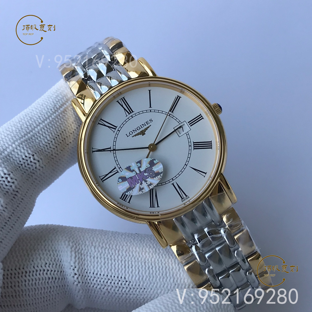 MKS廠浪琴魅麗系列石英手表做工怎么樣,石英電子機芯值得入手嗎-復刻表