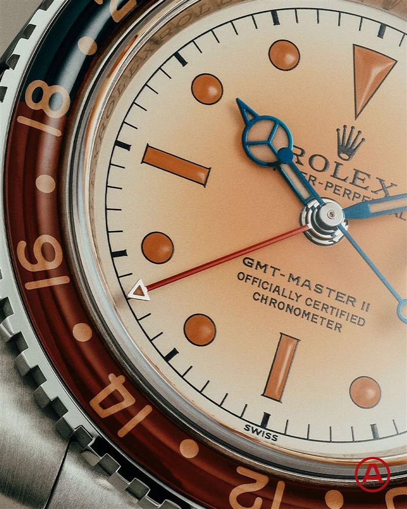 勞力士GMT百事圈改裝成偽古董手表老千表主命名「Uncatchable」-復刻表