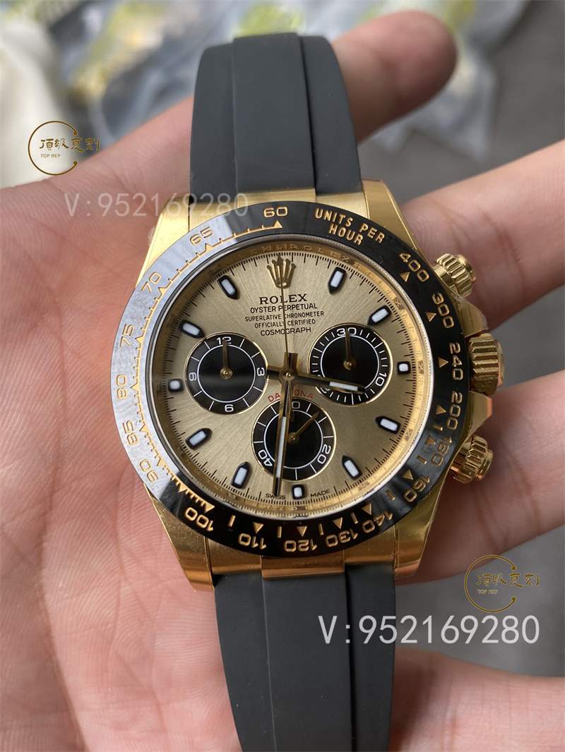 勞力士4130機(jī)芯余文樂(lè)迪通拿復(fù)刻表那個(gè)廠做的最好,BT廠和C廠對(duì)比那個(gè)更接近正品-復(fù)刻表