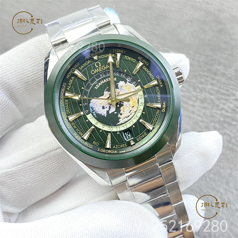 VS廠海馬綠盤世界時怎么樣,VS廠歐米茄世界時綠盤細節對版嗎-復刻表