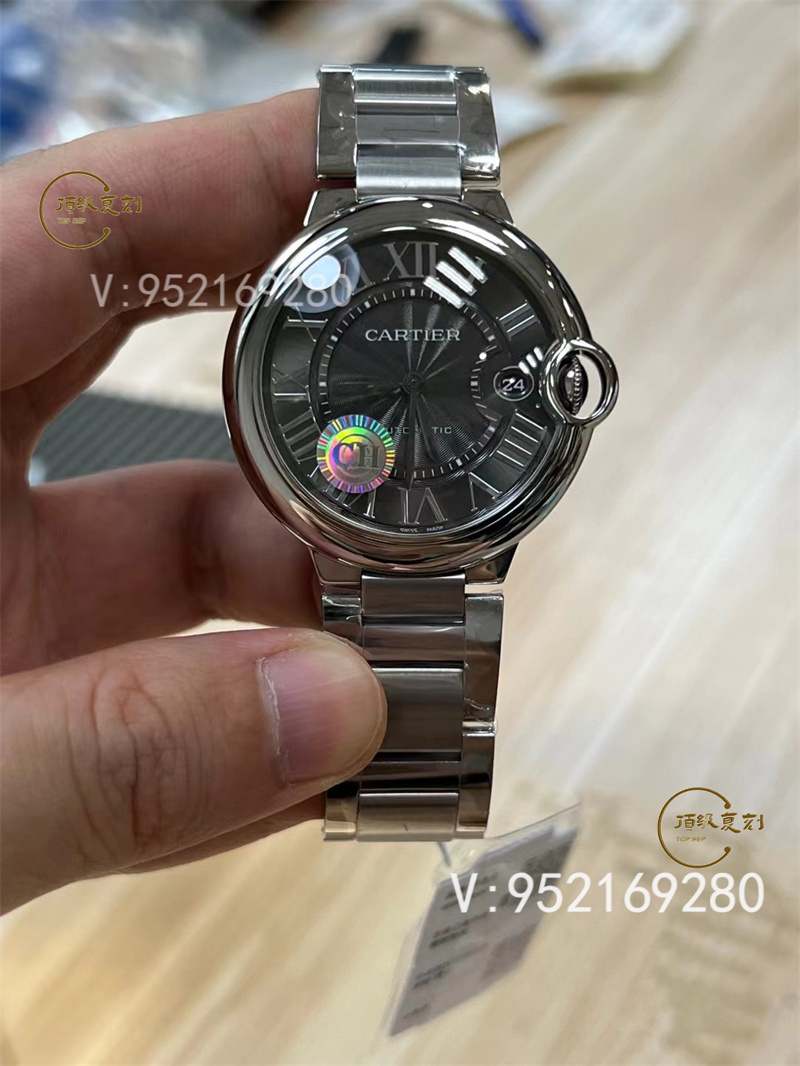 CH廠卡地亞40mm藍氣球快拆表帶做工值得入手嗎-復(fù)刻表